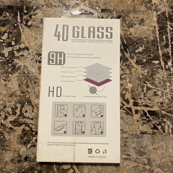 4D GLASS SCREEN PROTECTOR SAMSUNG S8 Plus - Picture 2 of 2